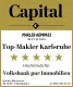 Capital Siegel Top-Makler Karlsruhe mit der Höchstnote von 5 Sternen